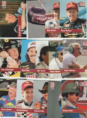 1991 Pro Set NASCAR Winston Cup Racing - SET BREAK singles - complete your set