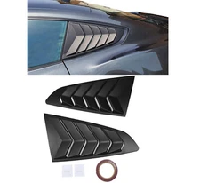 Side Quarter Window Louvers Rear Sun Shade Cover for Ford Mustang 2015-2020 USA