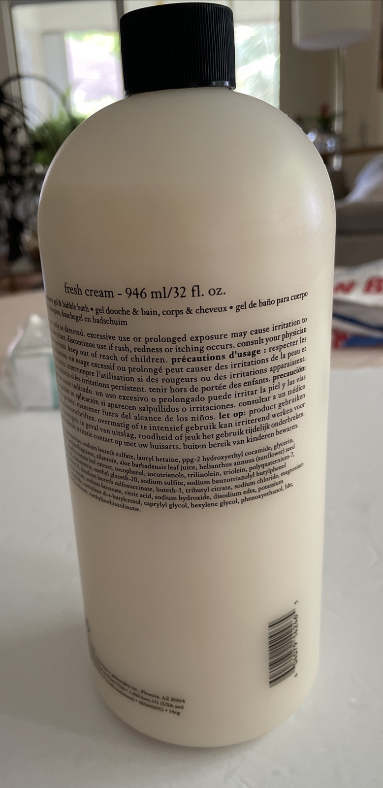 Philosophy FRESH CREAM Shampoo Shower Gel Bubble Bath 32oz No Pump NEW Sealed