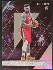 Zion Williamson 2019-20 Panini Chronicles RECON Rookie Card (no.292). rookie card picture
