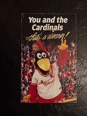 St. Louis Cardinals 1985 MLB Baseball Pocket Schedule Card - Busch | eBay