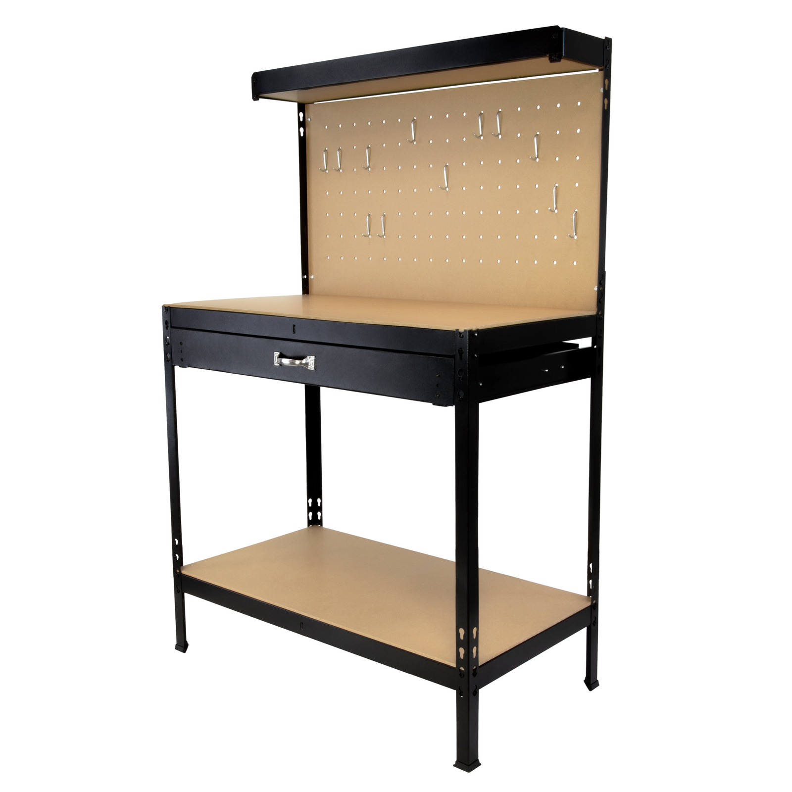 Panca attrezzi 140 x 90 x 48 cm banco da lavoro tavolo...