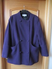 Ladies Mid Length Purple Jacket, Size 18, from Edinburgh Woolen Mills.