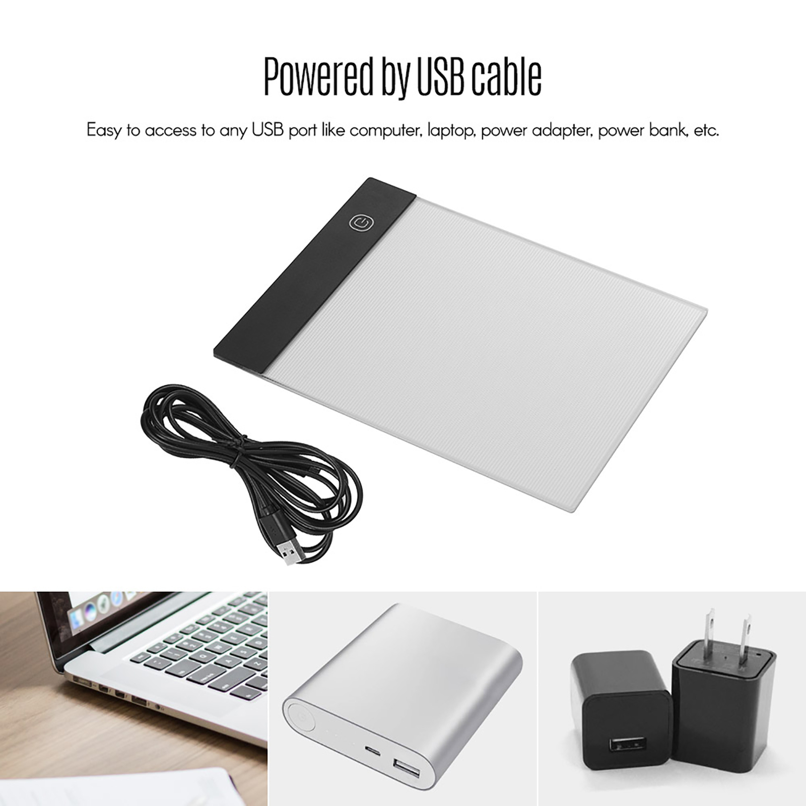 A5 LED Light Pad Slim Copyboard Tracing Drawing Digital Graphic Tablet ...
