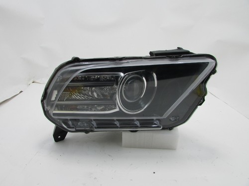 Black Projector Headlights With LED DRL For 2013-2014 Ford Mustang – Pair, HID/Xenon Ready