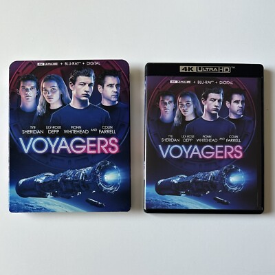 Voyagers (4K Ultra HD + Blu-ray w/ Slipcover) Lily-Rose Depp Sci-Fi Atmos 2021