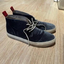 Del Toro Chukkas Men's Italian Suede Blue Size 12