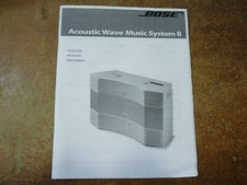 Bose Acoustic Wave Music System II Owners Gui...