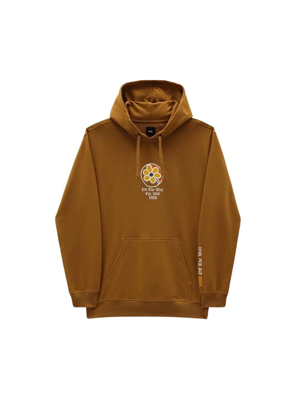 Sudadera Vans de Hombre de Manga Larga, 100% Algodón, Color Mostaza Modelo: VN00