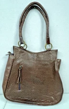 Hobo International Hobo Leather Tote Bag Large Brown Purse Bag