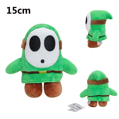Peluche Super Mario Bros Shy Guy - Morbido, Imbottito, Altezza 5 Pollici, Ideale Come Regalo Per Appassionati Di Nintendo