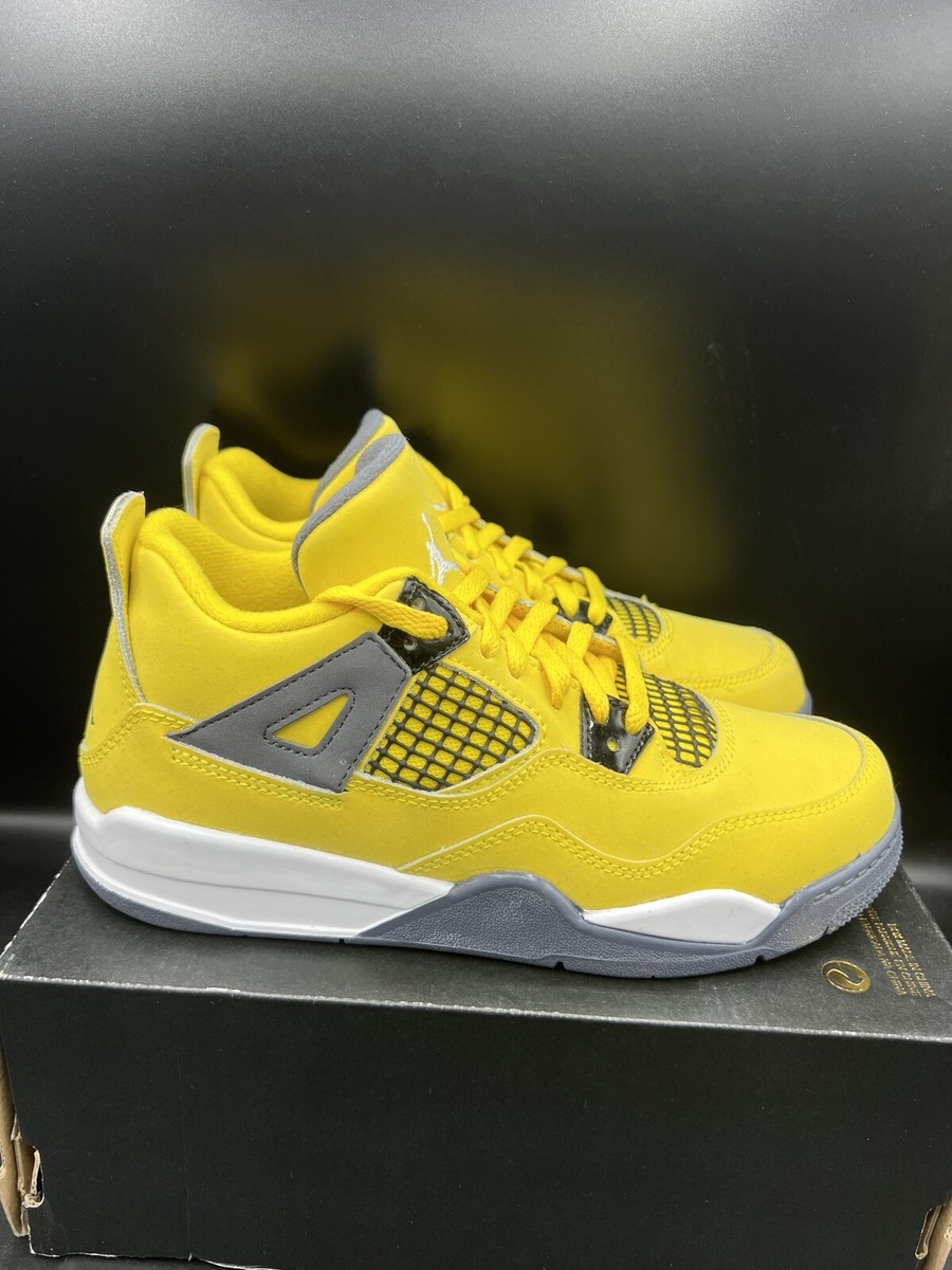 Lightning　4冊 Air Jordan 4 Retro 'Lightning' PS Size 3Y / 4.5 Women