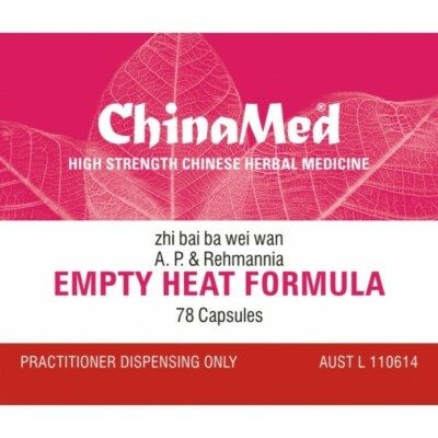 Empty Heat Formula - Zhi Bai Ba Wei Wan 知柏八味丸 (ChinaMed)