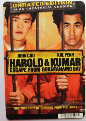 BLOCKBUSTER Backer Card Mini Poster 5.5'' x 8'' HAROLD & KUMAR GUANTANAMO BAY