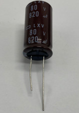Nippon Chemi-Con NOS 820uf/80V electrolytic capacitor ELXV800ELL681MM35S 105deg
