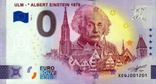 Zero Euro Note - 0 Euro Note - Ulm - Albert Einstein 1879 2025-1