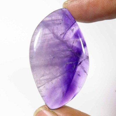 Lila Stern Amethyst Cabochon 47 ct Natürlicher Fancy Glatt 40x23 mm AT-71