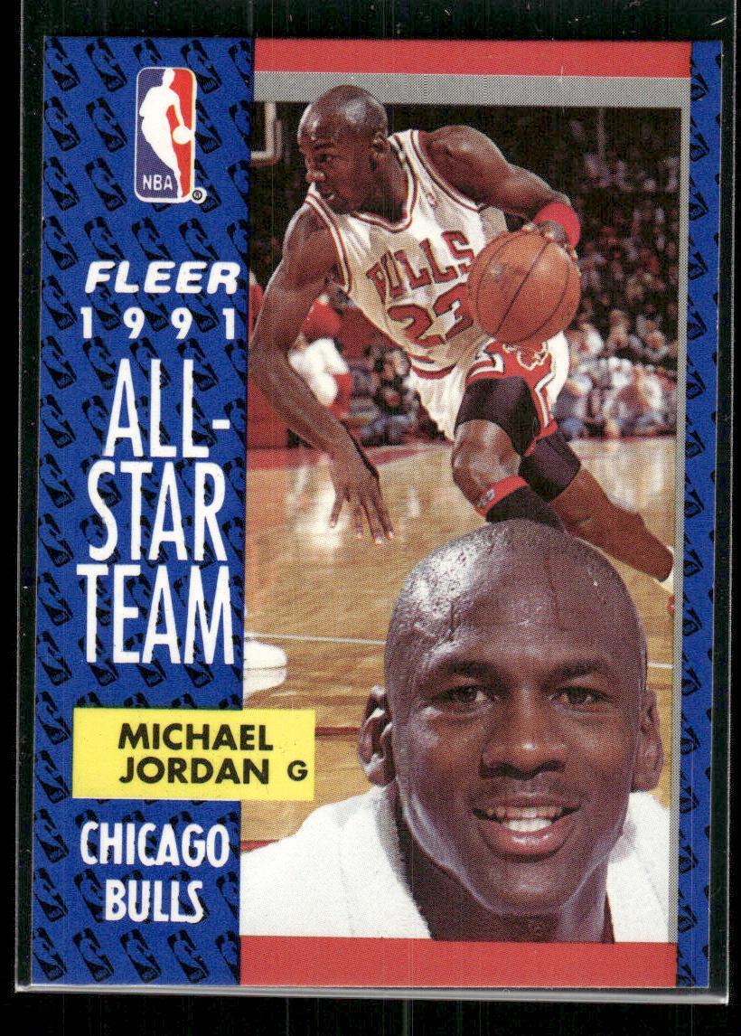 Michael Jordan 1991-92 Fleer #211 Chicago Bulls 3c 35% Off 4+