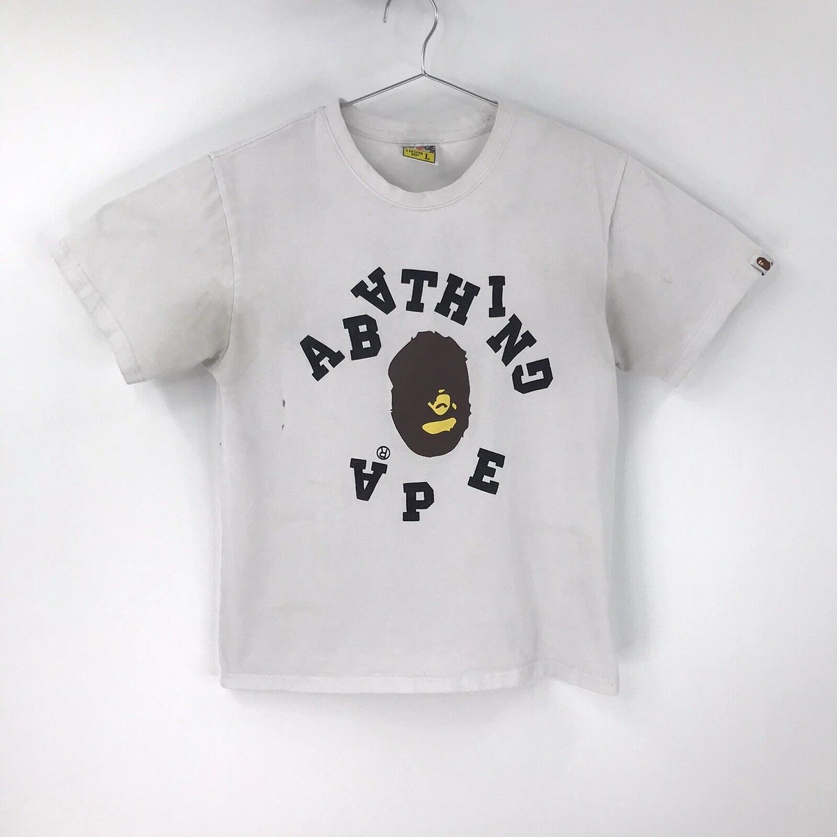 BAPE 1st Camo By Bathing Tee White/Olive Drab