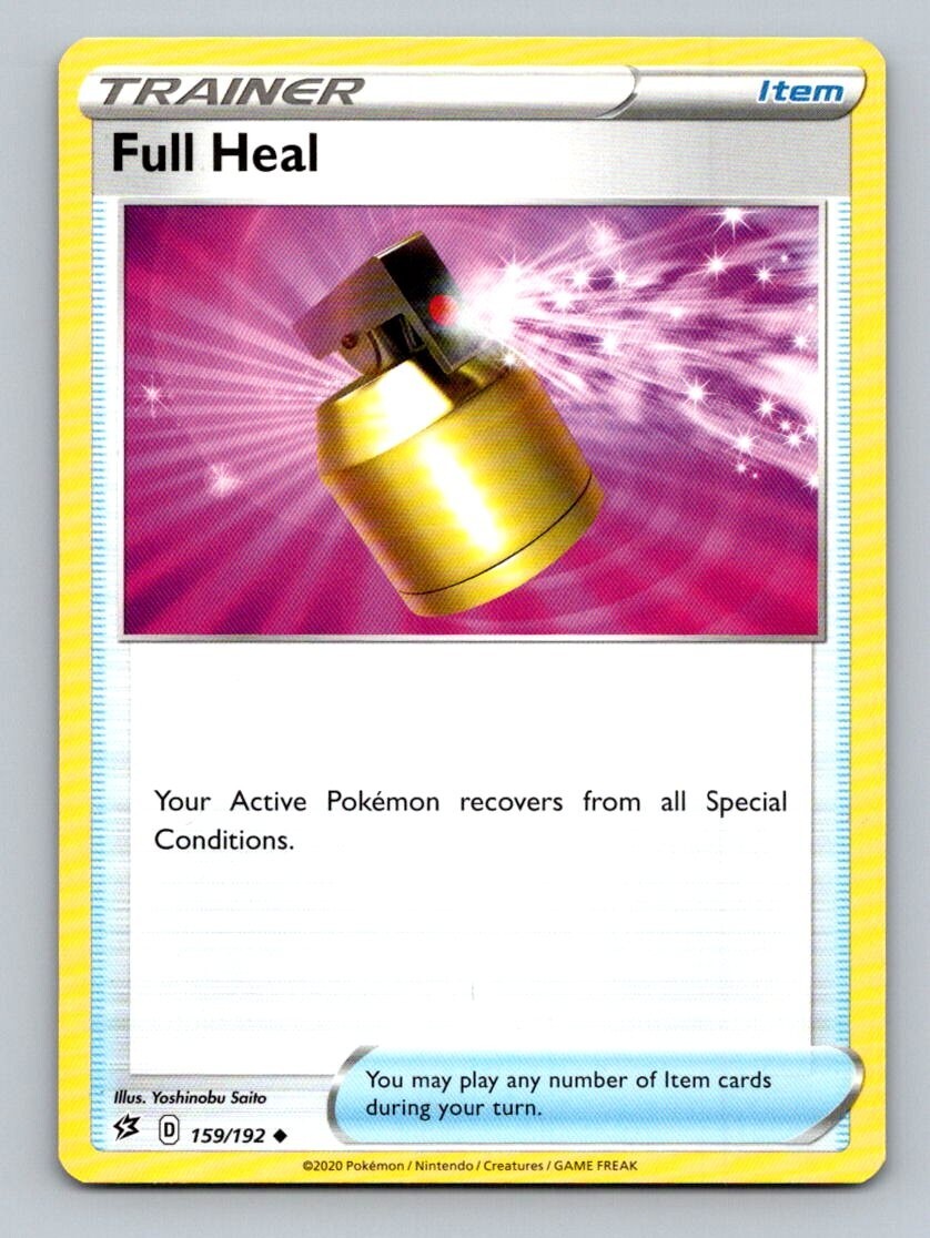 2020 Pokemon Card Rebel Clash Full Heal 159/192