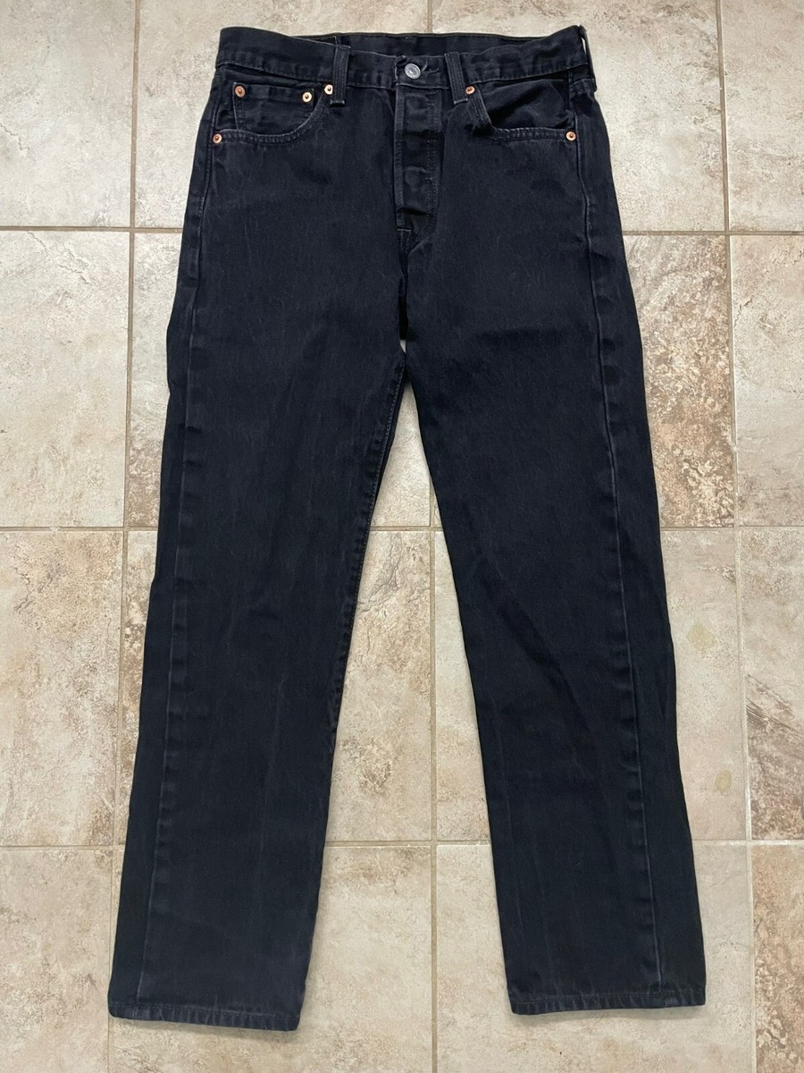levis リーバイス　PREMIUM 501 MADE IN USA W30 Vintage Levis 501 Jeans Mens W30 L30 Premium Black Comfort Stretch