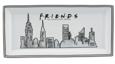 Friends Skyline Teller Schale aus Keramik 35 x 17 cm Perry Aniston Central Perk