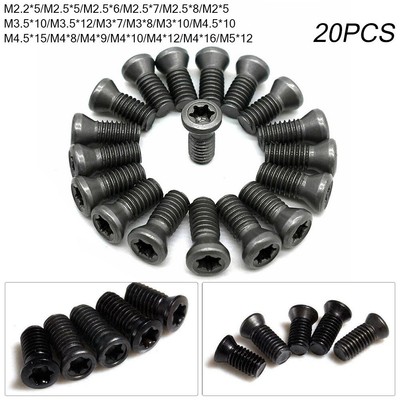 Screw Torx Screws For Inserts M2 M2.5 For M3 M3.5 M4 M5 Replace 20 Pcs Blades
