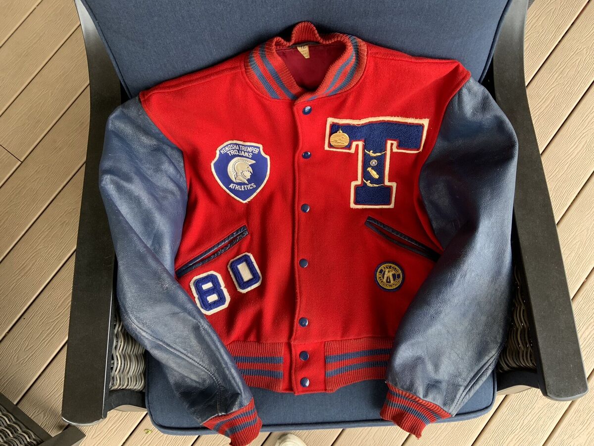 Vintage 1980 High School Letterman Jacket with Medals Size Vintage 1980 High School Letterman Jacket with Medals Size