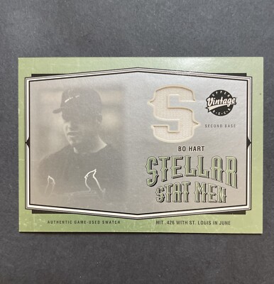 2004 Upper Deck Vintage Stellar Stat Men Bo Hart #SSM-2