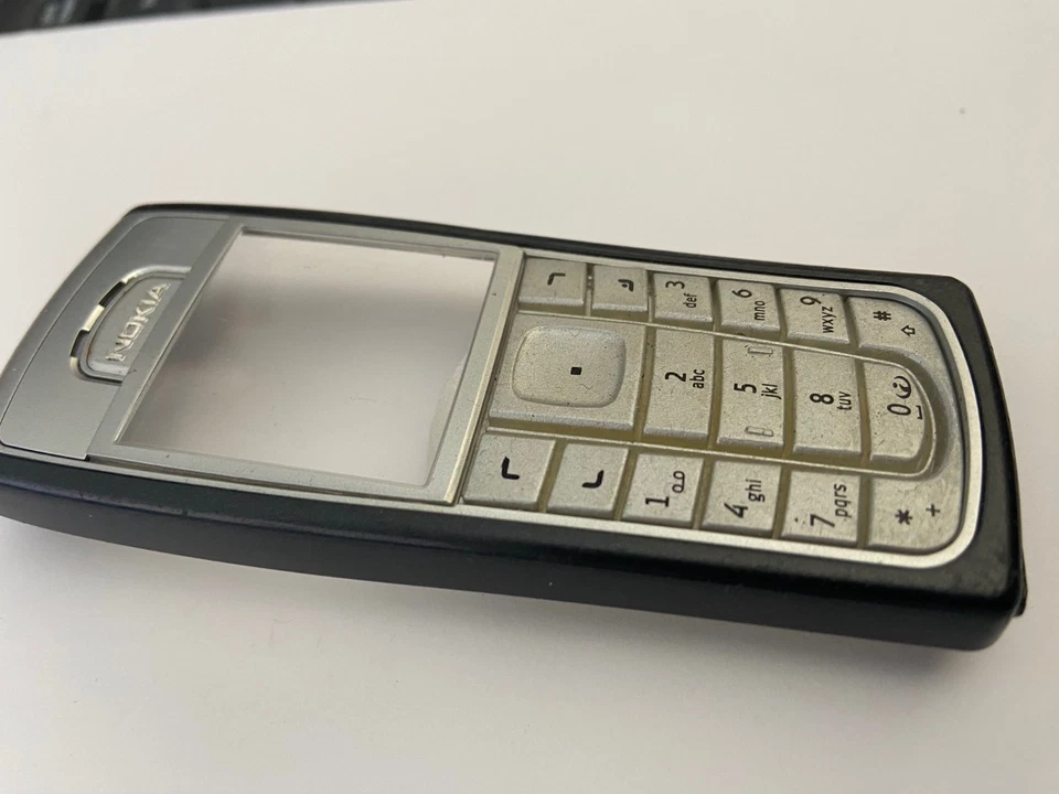 Funda Carcasa Frontal Nokia 6230, 6230i Original Repuesto Negra Buen Estado Foto 2 de 4