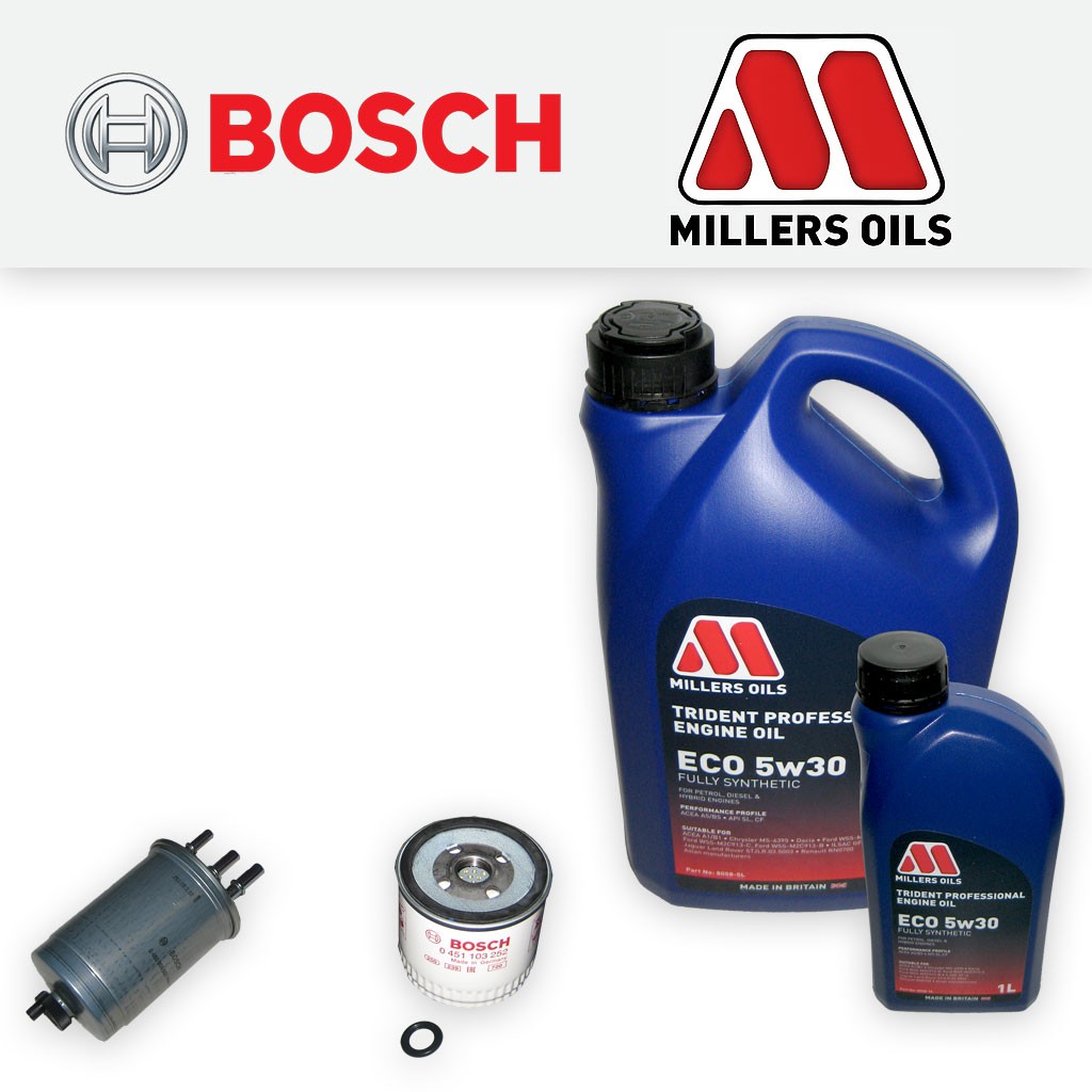 SERVICE KIT for FORD FOCUS MK1 1.8 TDCI OIL FUEL FILTERS +6L OIL (2001-2004)