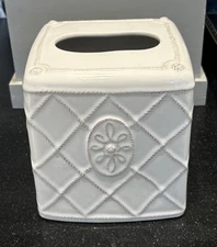 JULISKA  Jardins Du Monde Whitewash Tissue Box Cover RETIRED