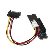 PCI-E 4.0 NVMe M-Key M.2 NGFF Extender to PCI-E X1 X4 X8 X16 with power cable