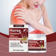 Horse Chestnut Massage Gel Heat Relief Joints Shoulder Aches & Muscle |U.S Y5N1