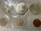 canada silver coin set 1967 6 coin set
