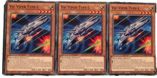 Yugioh! 3x Vic Viper Type-L, BPRO-DE020, Comm...
