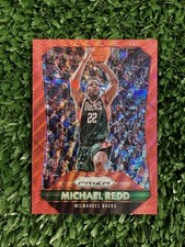 Michael Redd 2015 Panini Prizm Red Prizm /350 Color Match #296 Bucks Free Ship!