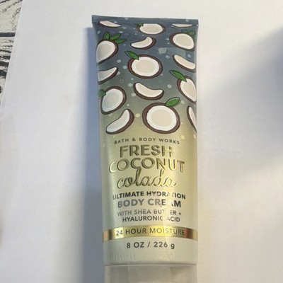 Bath & Body Works Fresh Coconut Colada Ultimate Hydration Body Cream 8 oz Shea