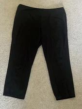 Simply Vera Vera Wang Black Cropped Leggings Women’s L