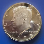 1972 S Proof Kennedy Half Dollar (Impaired Proof) Sold As Pictured Details 1442