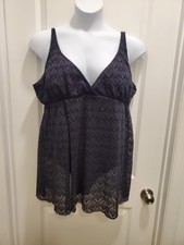 Lace Sheer Black Teddy Womens Plus Size 4XL  Lingerie