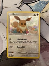 Eevee Holo SM184 Sun And Moon Black Star Promo Pokemon Card NM
