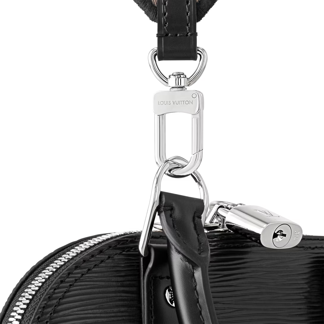 NEW Louis Vuitton Epi Alma BB Leather Shoulder Bag Black M14433