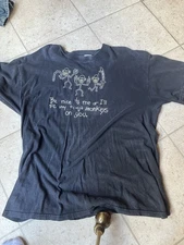 Vintage Ninja Monkeys Shirt Tennessee Rivers Funny Meme Size XL