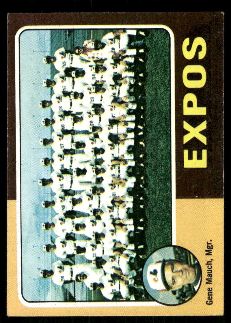 1975 Topps Montreal Expos / Gene Mauch #101
