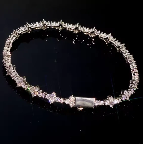 moissanite tennis bracelet