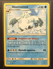 CARTA POKEMON Abomasnow (38/156) - 2018 - Ultraprisma sole e luna - rara - ita