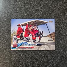 SHOHEI OHTANI & MIKE TROUT 2018 Topps Update #US158 Next Stop Stardom B3-004