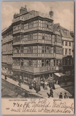 BRISTOL - Altes Holländisches Haus Vintage Postkarte 1907