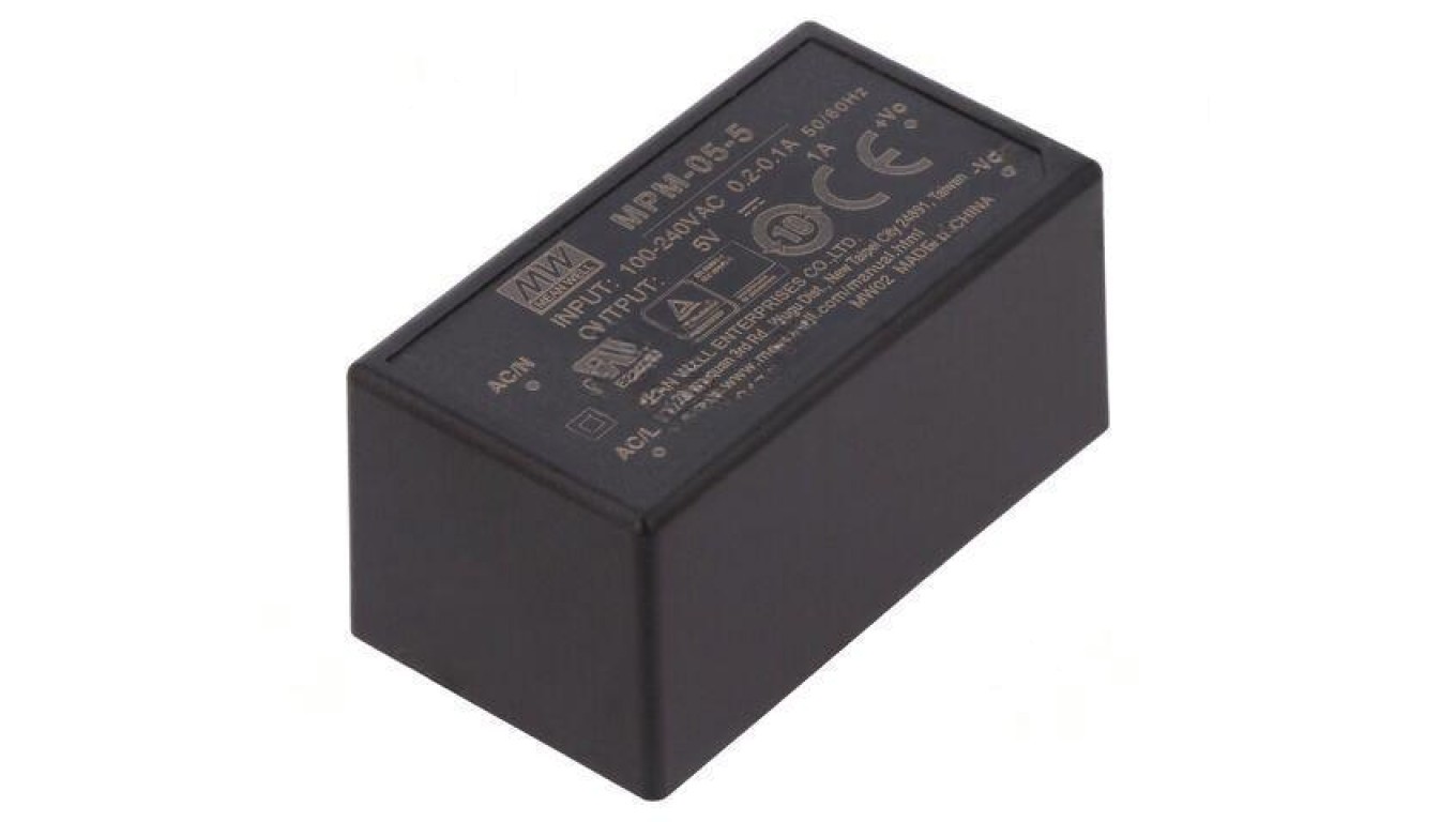 5W 80-264VAC 5VDC Inverter AC/DC Iwyj 1A OUT 1 80 MPM-05-5